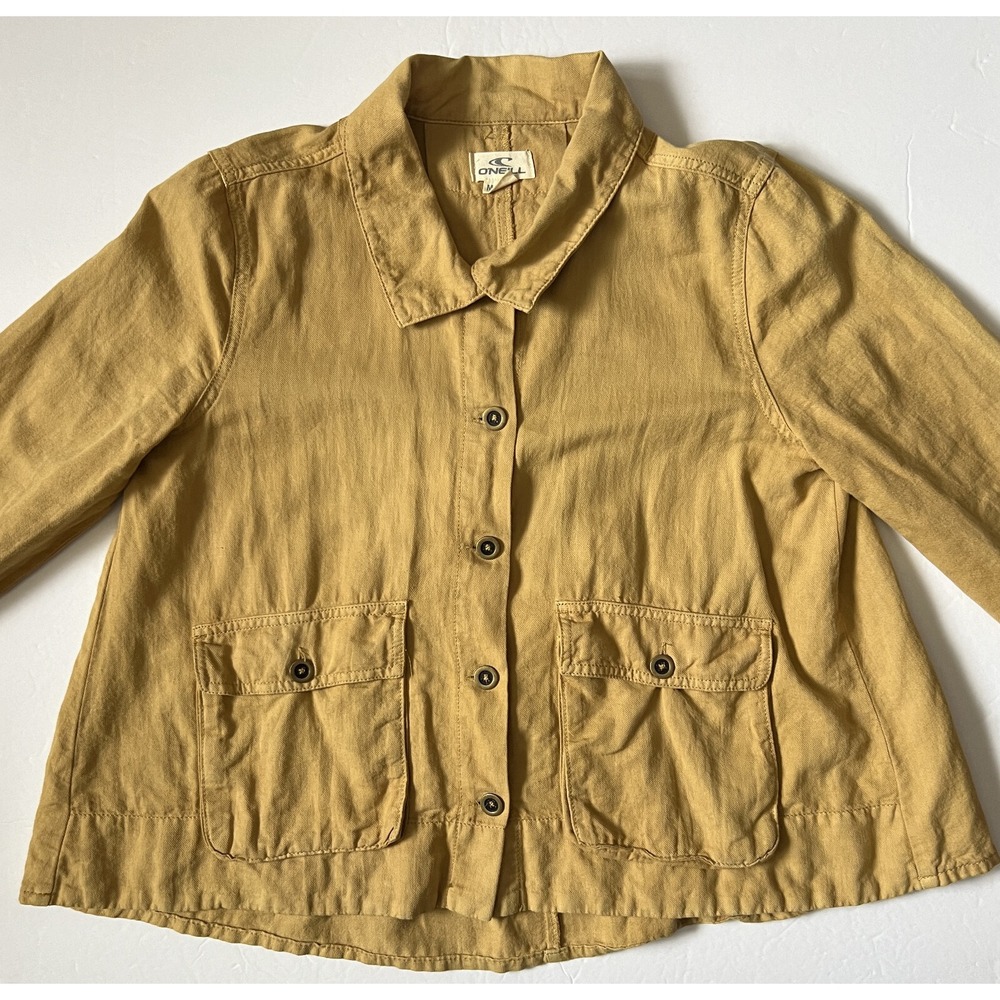 O'NEILL - Women's Lightweight Mustard Yellow Jacket - Size Medium